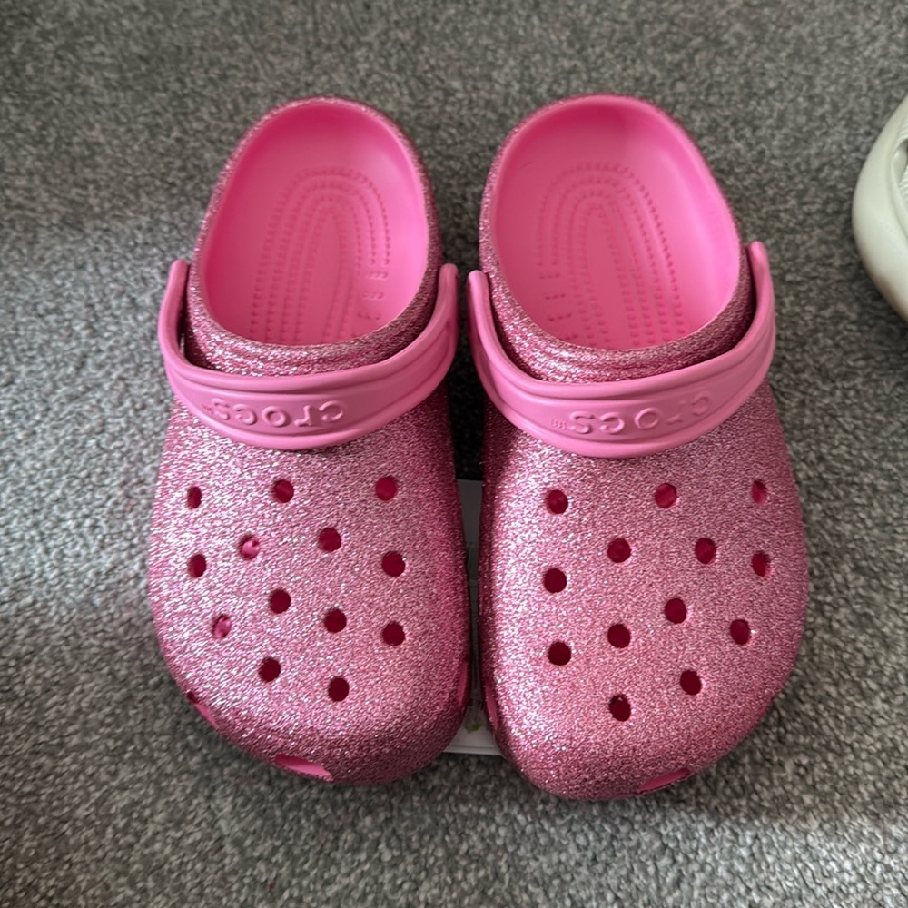 Glitter crocs